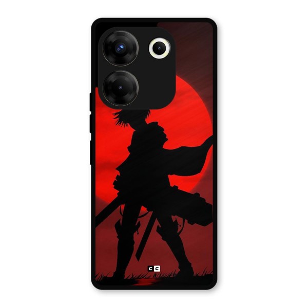 Captain Levi Acramen Metal Back Case for Tecno Camon 20