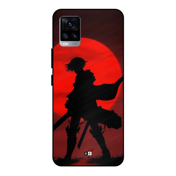 Captain Levi Acramen Metal Back Case for Vivo V20 2021