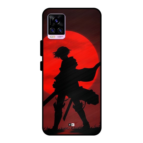 Captain Levi Acramen Metal Back Case for Vivo V20 Pro