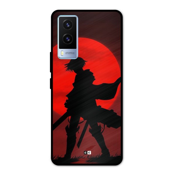 Captain Levi Acramen Metal Back Case for Vivo V21e 5G