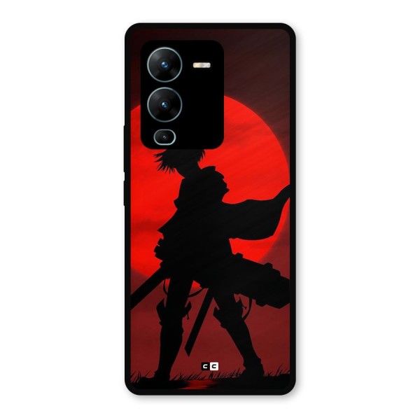 Captain Levi Acramen Metal Back Case for Vivo V25 Pro