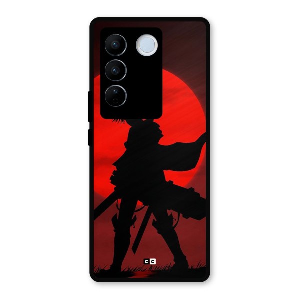 Captain Levi Acramen Metal Back Case for Vivo V27 Pro