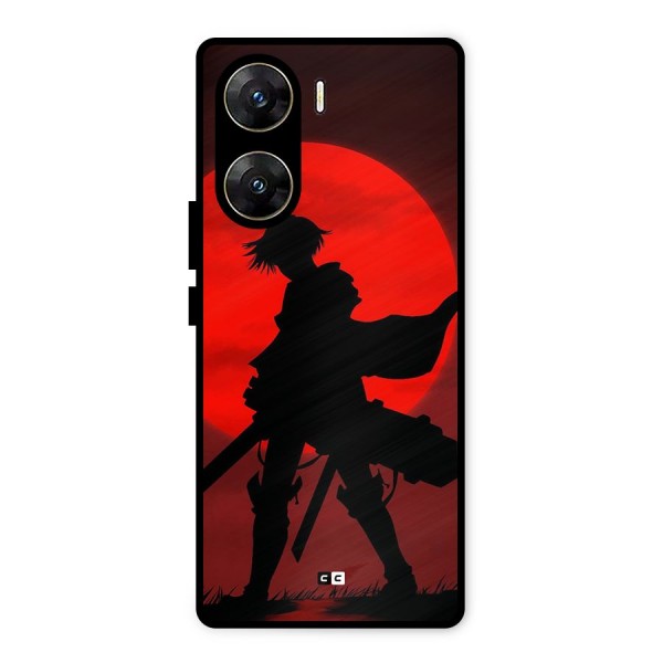 Captain Levi Acramen Metal Back Case for Vivo V29e