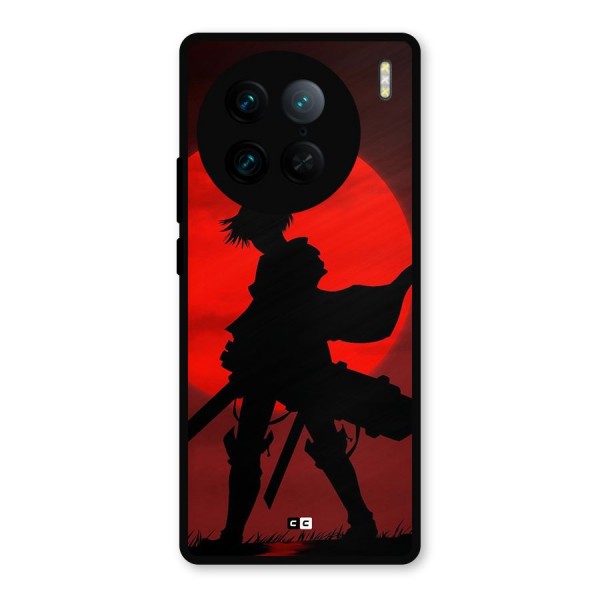 Captain Levi Acramen Metal Back Case for Vivo X90 Pro