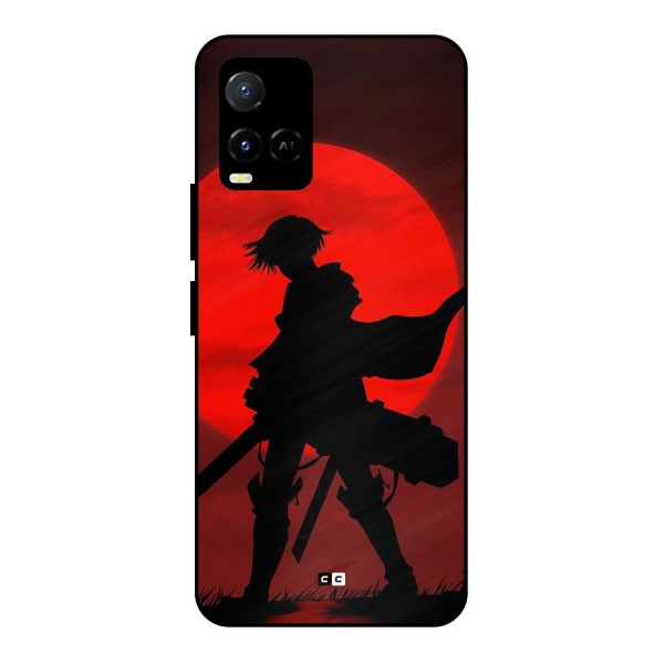 Captain Levi Acramen Metal Back Case for Vivo Y21G