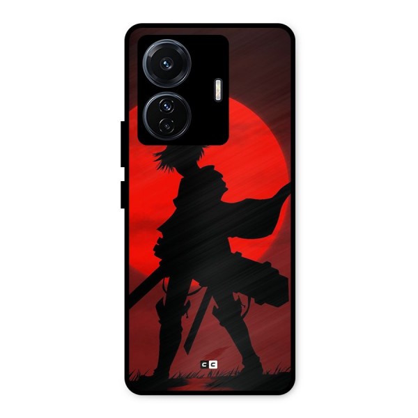 Captain Levi Acramen Metal Back Case for iQOO Z6