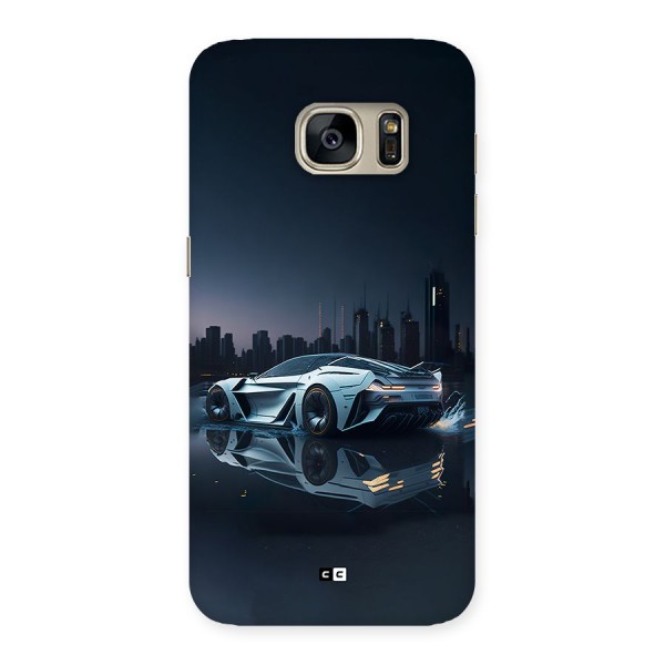 Car of Future Back Case for Galaxy S7