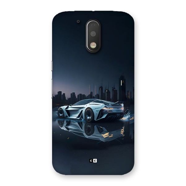 Car of Future Back Case for Moto G4