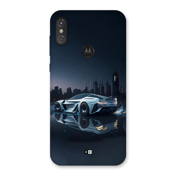 Car of Future Back Case for Motorola One Power