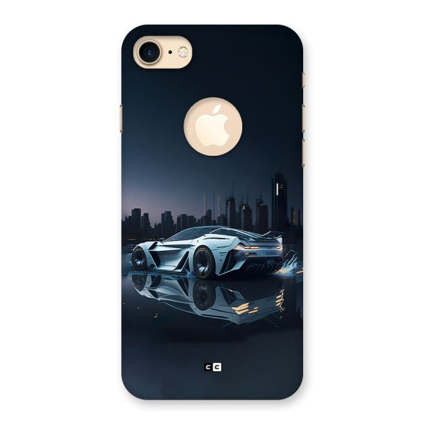 Car of Future Back Case for iPhone 8 Logo Cut