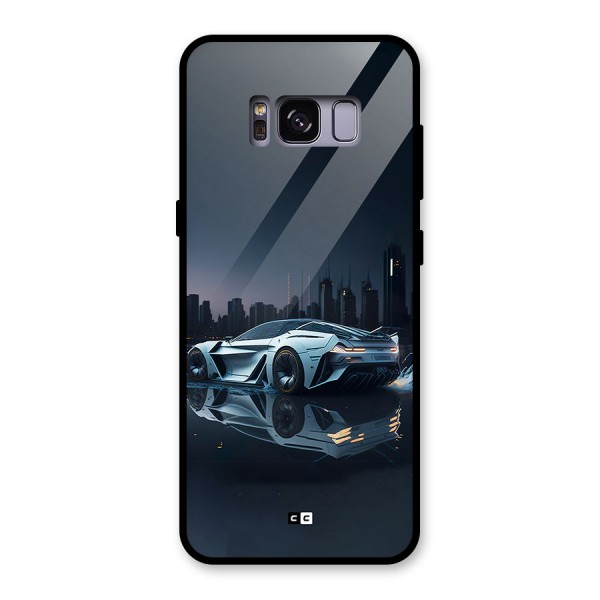 Car of Future Glass Back Case for Galaxy S8