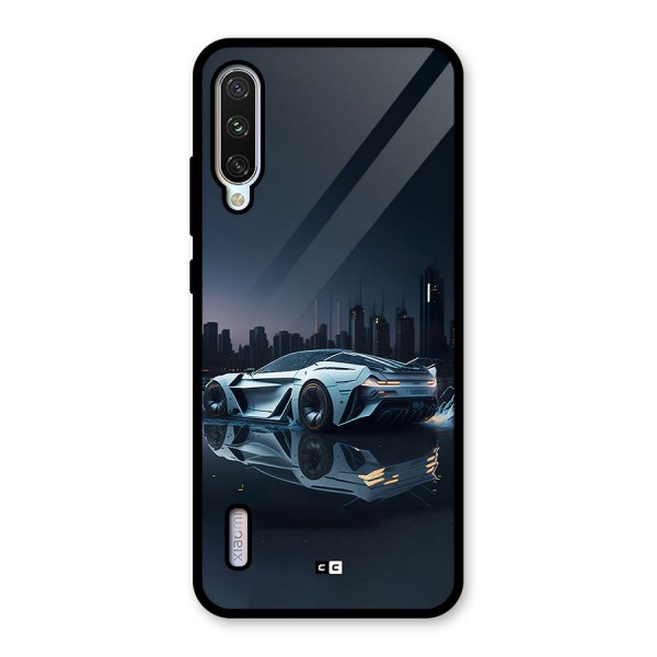 Car of Future Glass Back Case for Mi A3