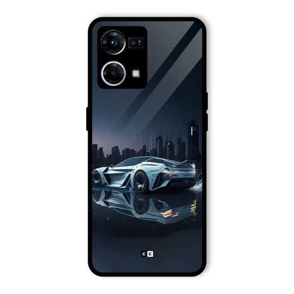 Car of Future Glass Back Case for Oppo F21 Pro 4G