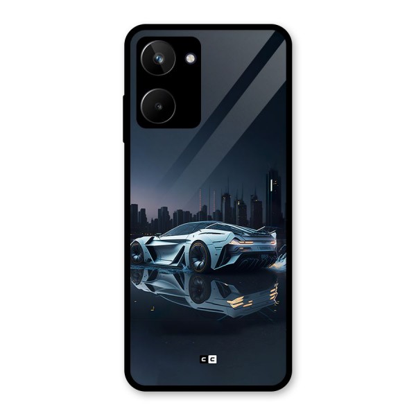 Car of Future Glass Back Case for Realme 10