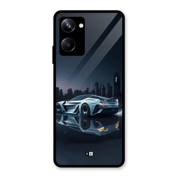 Car of Future Glass Back Case for Realme 10 Pro