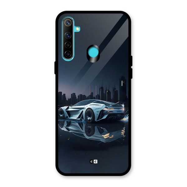 Car of Future Glass Back Case for Realme 5s