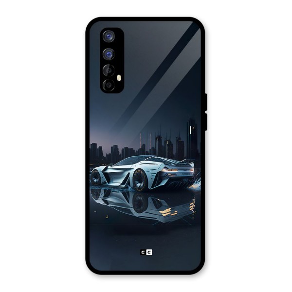 Car of Future Glass Back Case for Realme 7