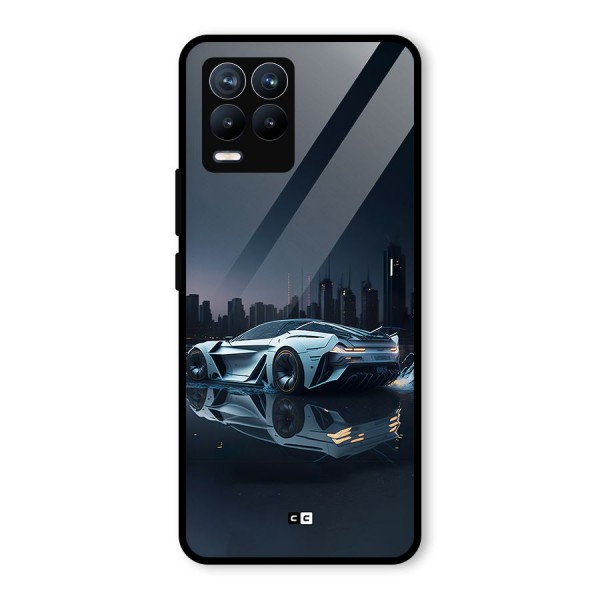 Car of Future Glass Back Case for Realme 8 Pro