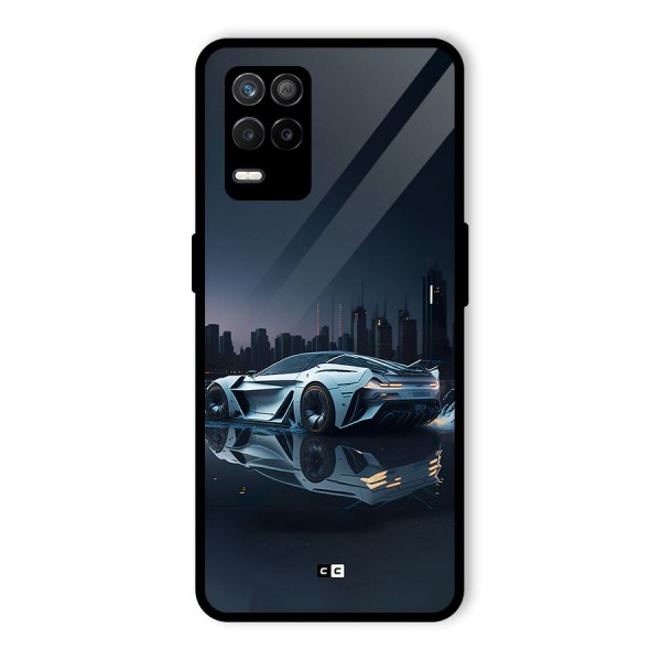 Car of Future Glass Back Case for Realme 8s 5G