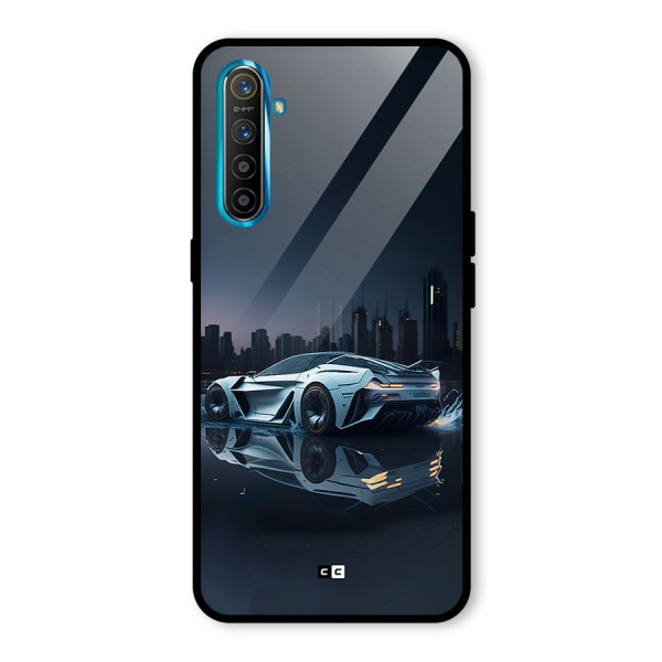 Car of Future Glass Back Case for Realme X2