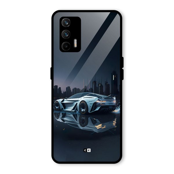 Car of Future Glass Back Case for Realme X7 Max