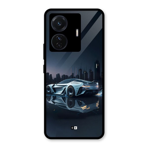 Car of Future Glass Back Case for Vivo T1 Pro