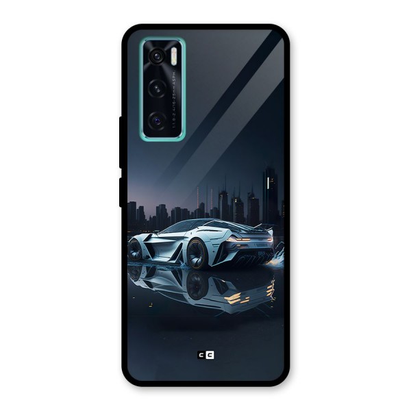 Car of Future Glass Back Case for Vivo V20 SE