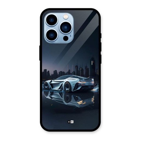 Car of Future Glass Back Case for iPhone 13 Pro