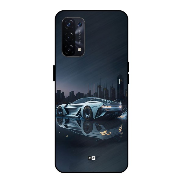 Car of Future Metal Back Case for Oppo A74 5G