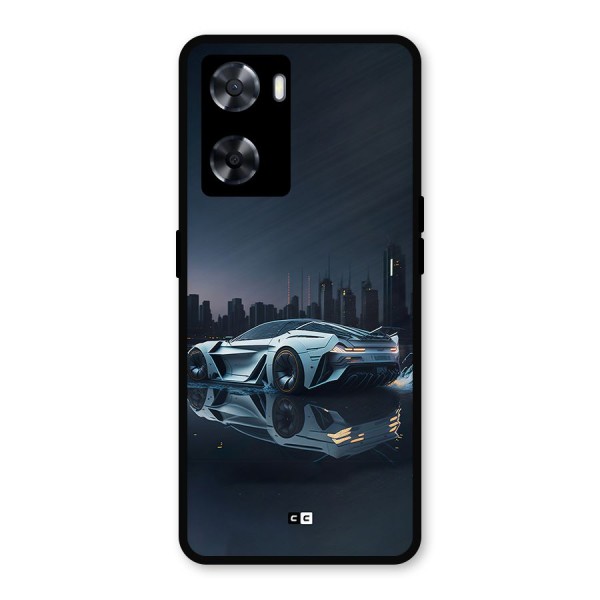 Car of Future Metal Back Case for Oppo A77