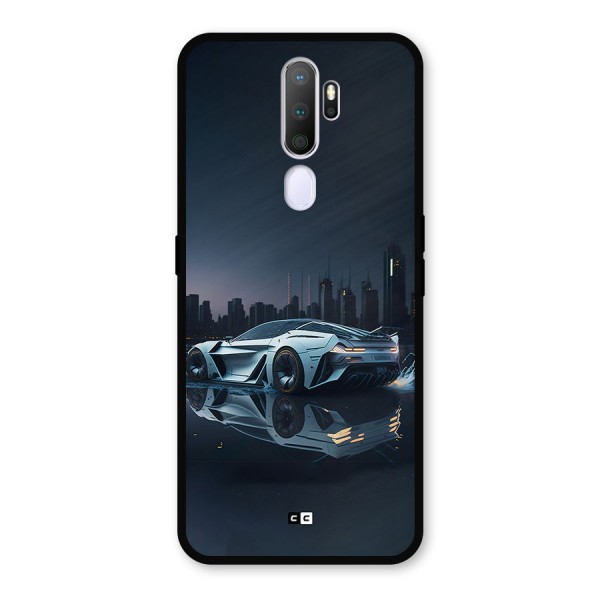 Car of Future Metal Back Case for Oppo A9 (2020)