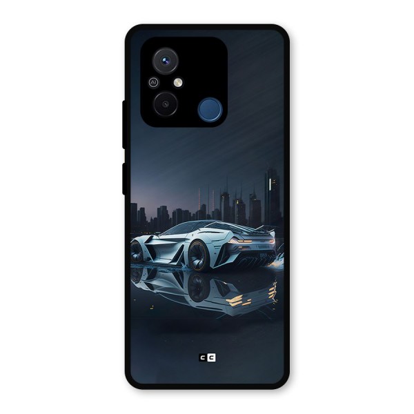 Car of Future Metal Back Case for Poco C55