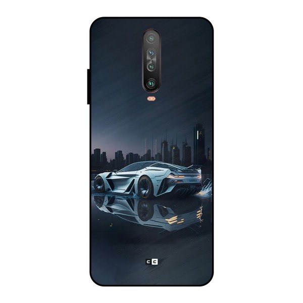 Car of Future Metal Back Case for Poco X2