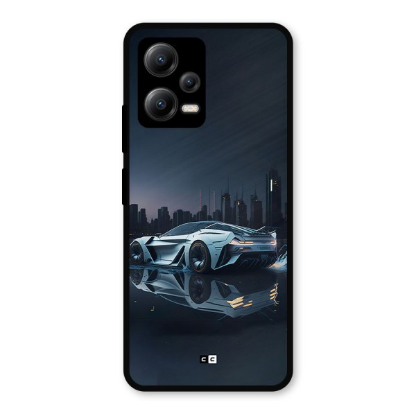 Car of Future Metal Back Case for Poco X5