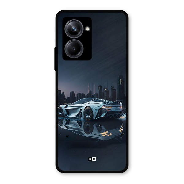 Car of Future Metal Back Case for Realme 10 Pro