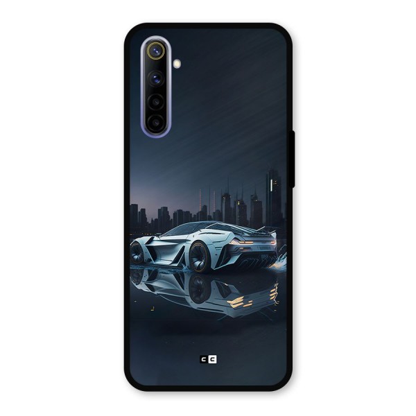 Car of Future Metal Back Case for Realme 6