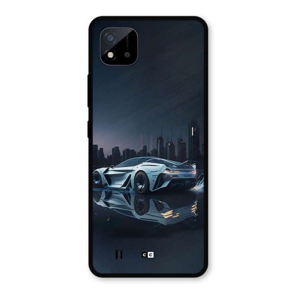 Car of Future Metal Back Case for Realme C11 2021