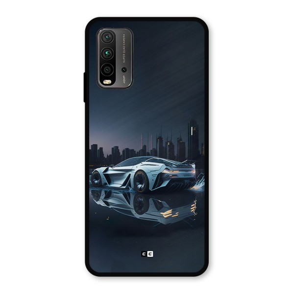 Car of Future Metal Back Case for Redmi 9 Power