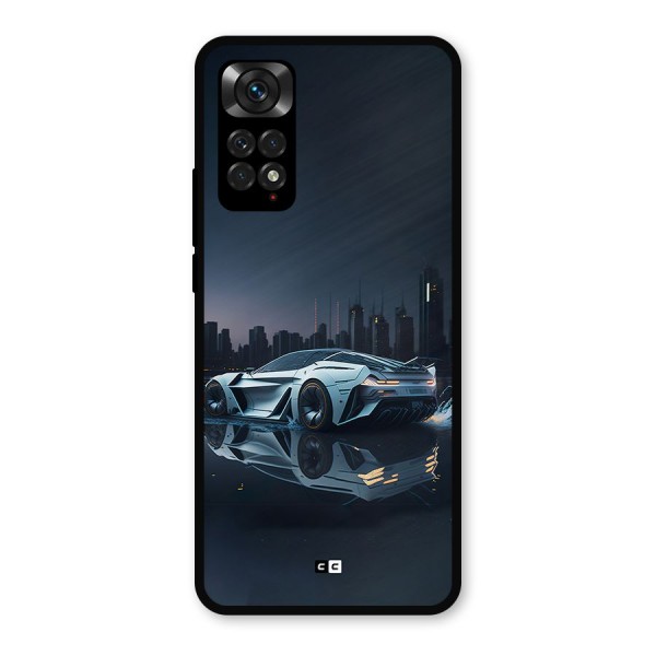 Car of Future Metal Back Case for Redmi Note 11