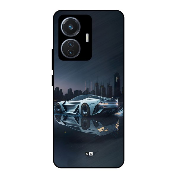 Car of Future Metal Back Case for Vivo T1 44W