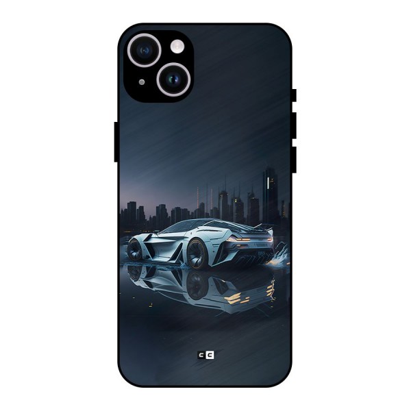 Car of Future Metal Back Case for iPhone 14 Plus