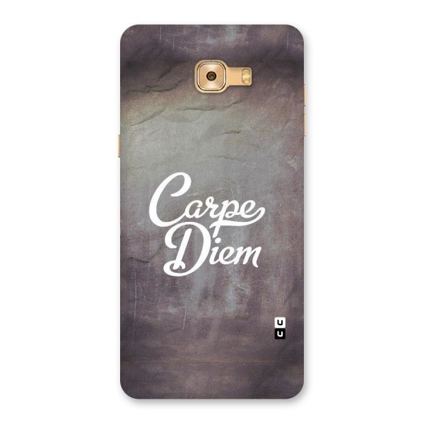 Carpe Diem Rugged Back Case for Galaxy C9 Pro