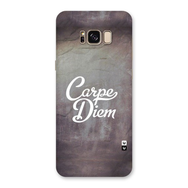 Carpe Diem Rugged Back Case for Galaxy S8 Plus