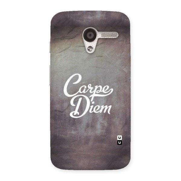 Carpe Diem Rugged Back Case for Moto X