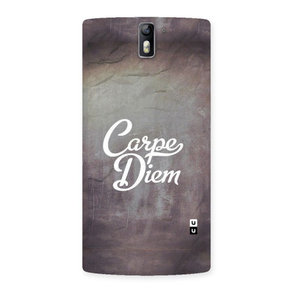 Carpe Diem Rugged Back Case for One Plus One