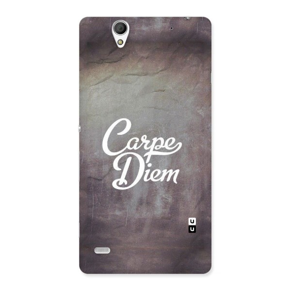 Carpe Diem Rugged Back Case for Sony Xperia C4