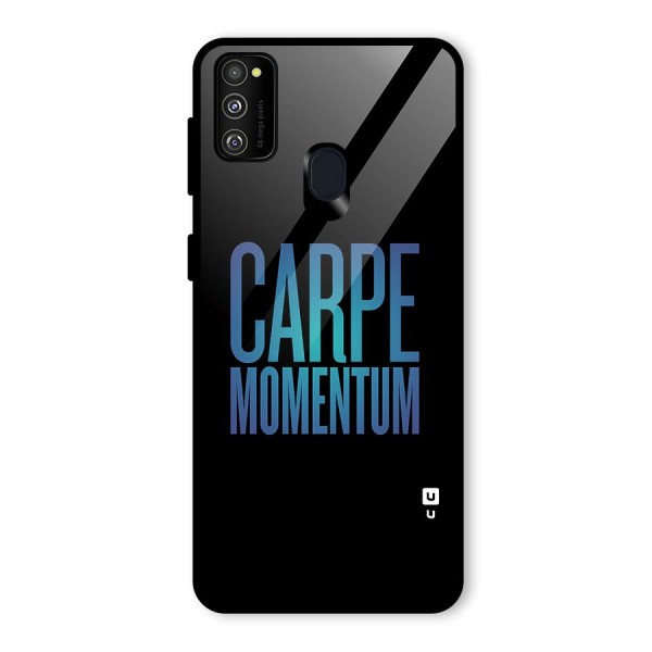 Carpe Momentum Glass Back Case for Galaxy M21