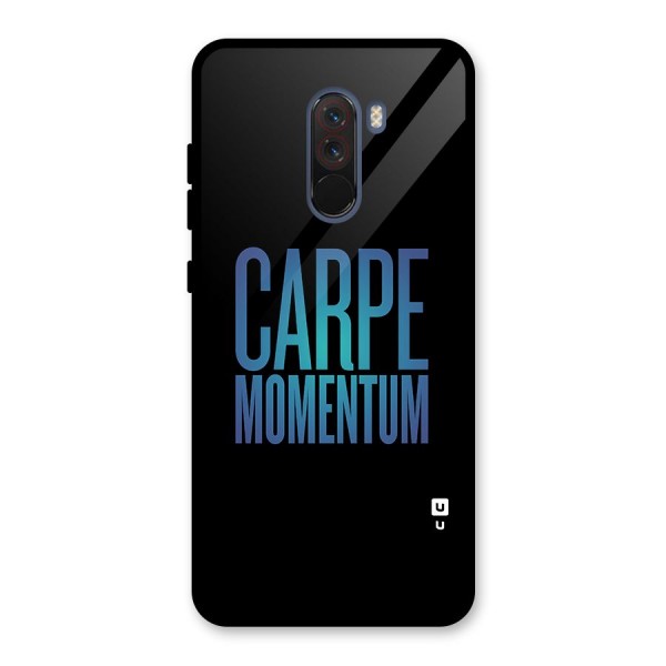 Carpe Momentum Glass Back Case for Poco F1