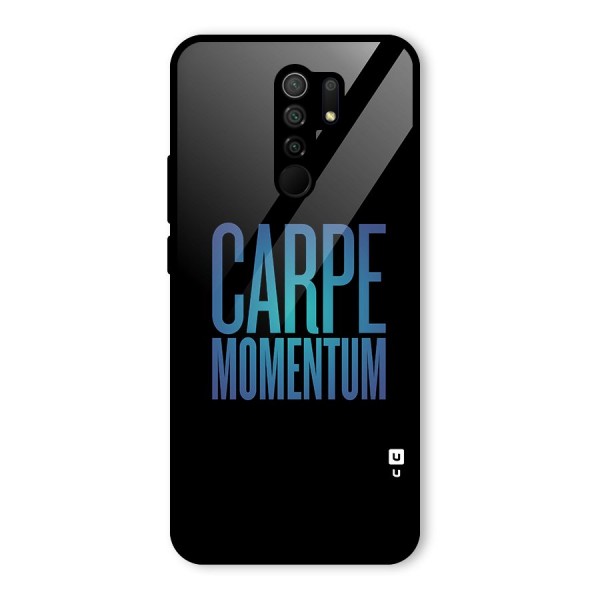 Carpe Momentum Glass Back Case for Redmi 9 Prime