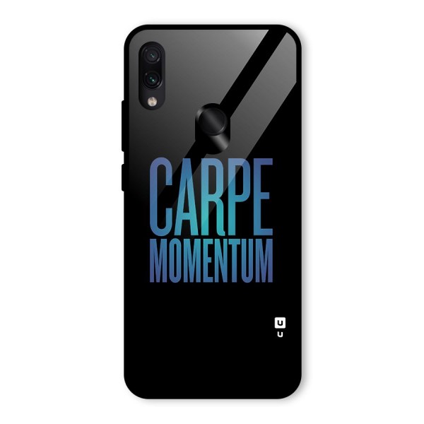 Carpe Momentum Glass Back Case for Redmi Note 7